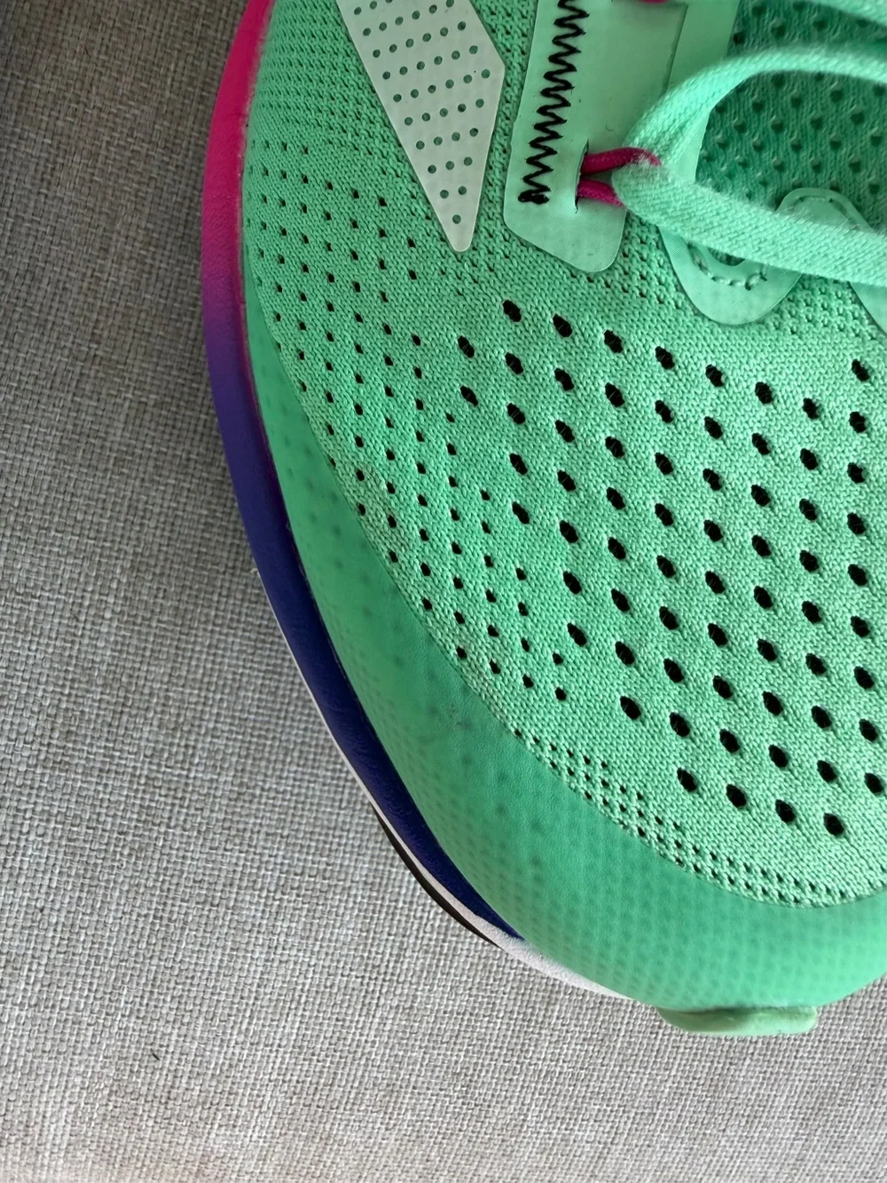 Adidas Adizero SL Women’s 11 Pulse Mint Lucid Fuchsia Running Shoes